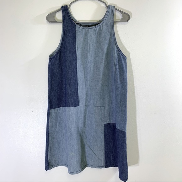 Patchwork Denim Dress - Picture 2 of 9